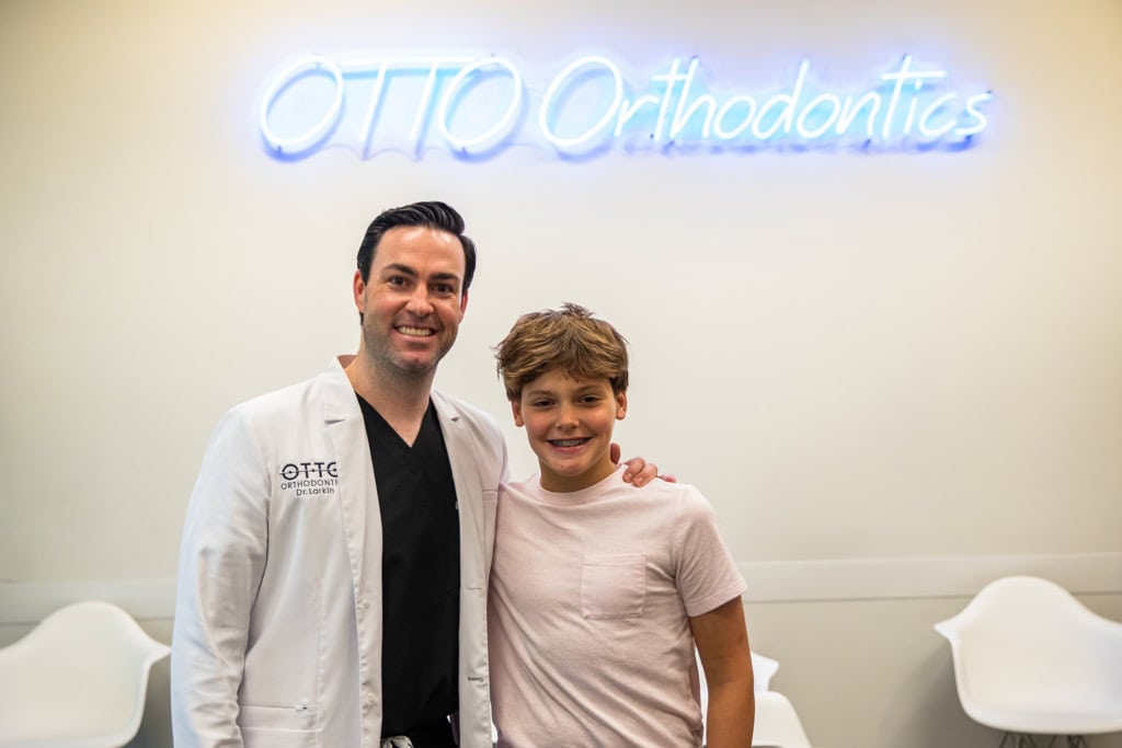 teenager with invisalign